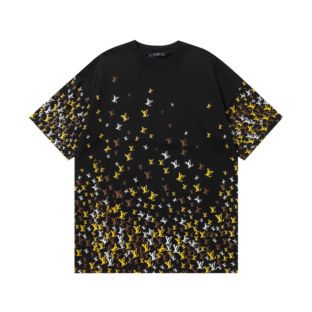 All Over Scattered Print T-shirt