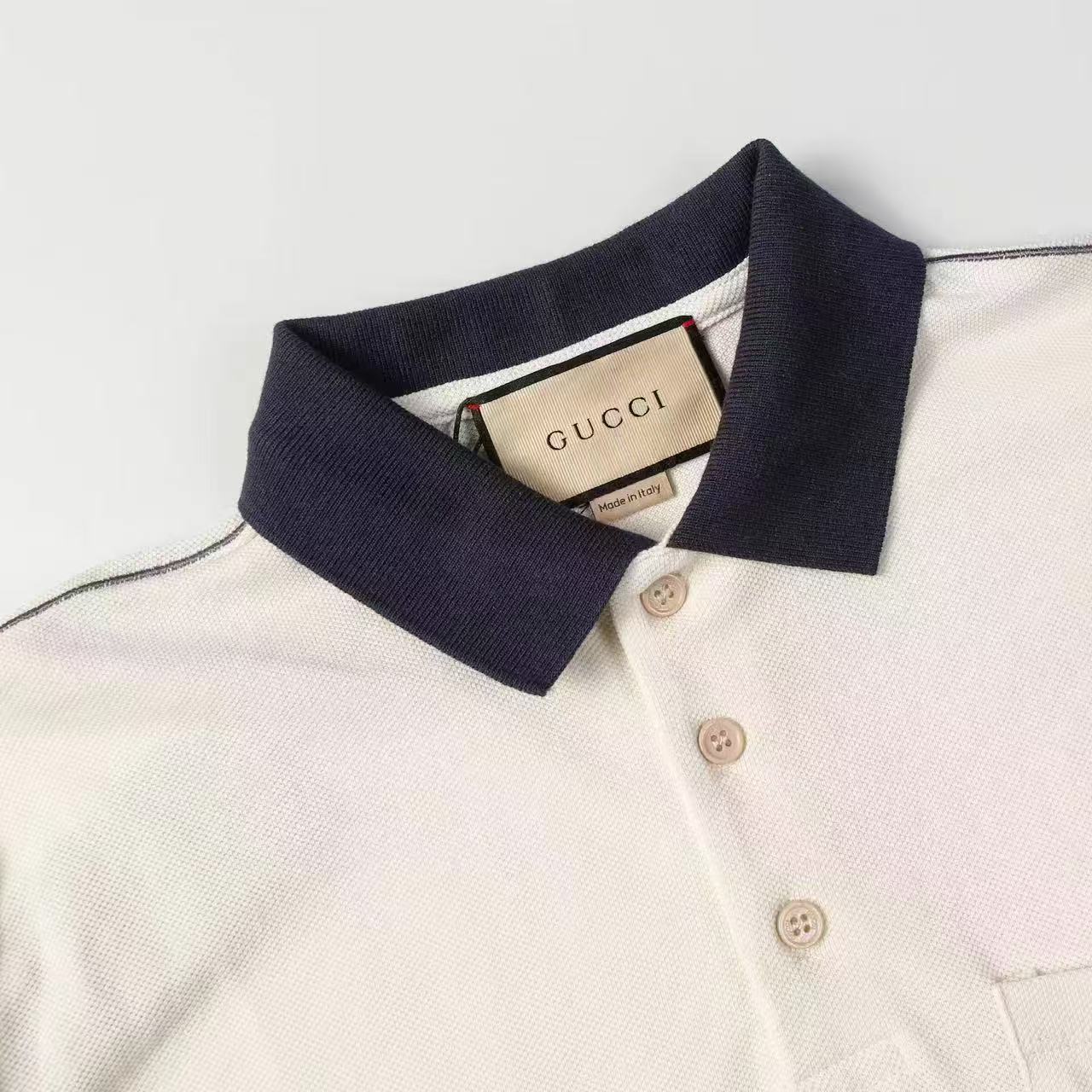 Embroidered Patch Polo Shirt