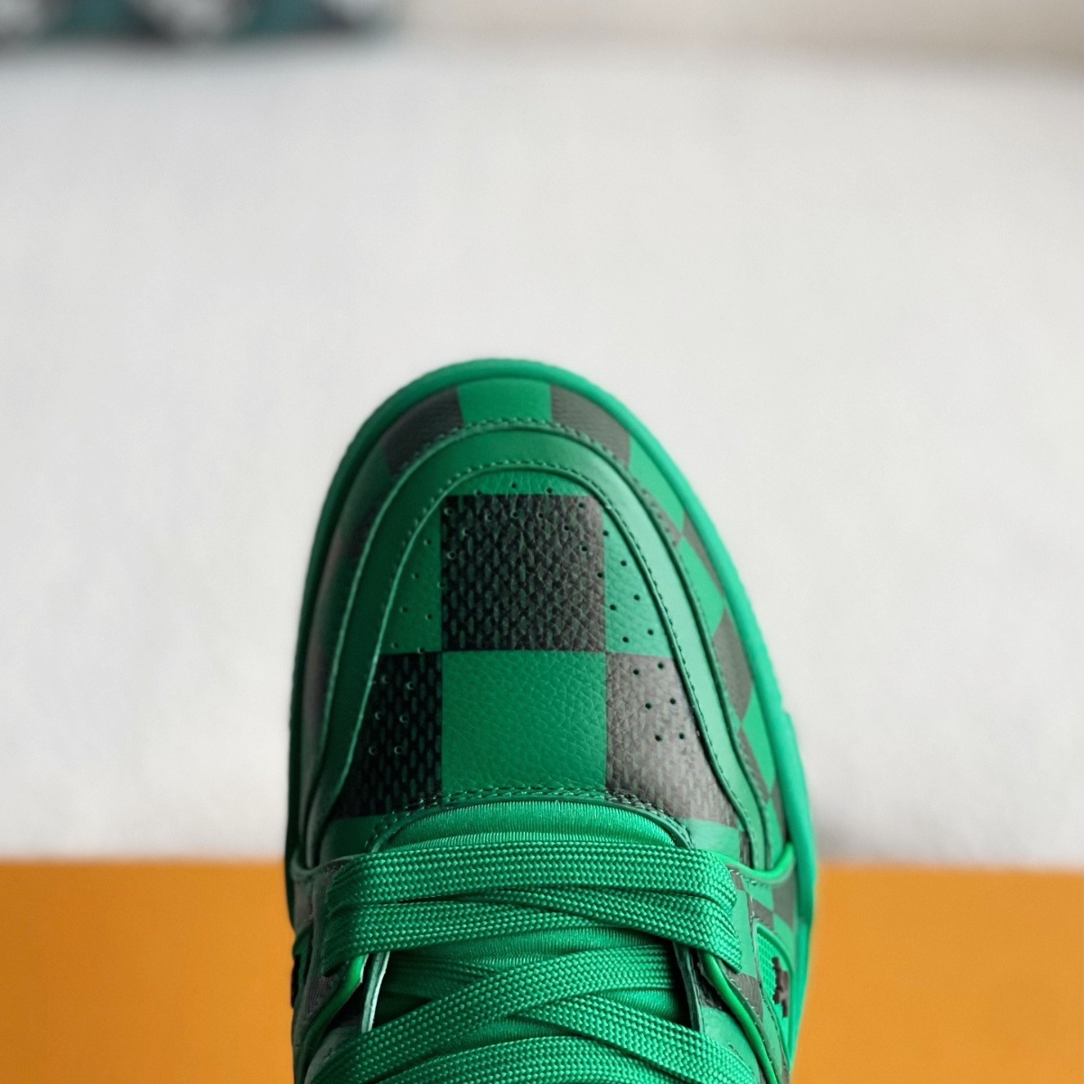 Trainer Sneaker Damier Pop Green