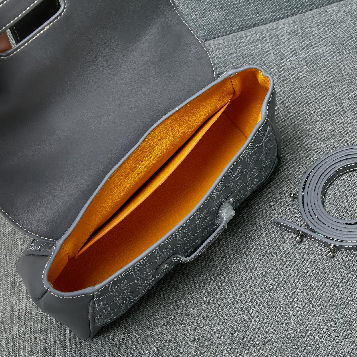 Mini Bag Grey Canvas