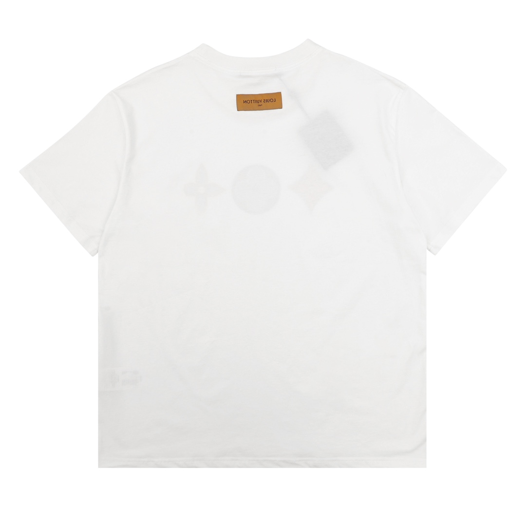 Classic Three-Flower Pattern T shirt