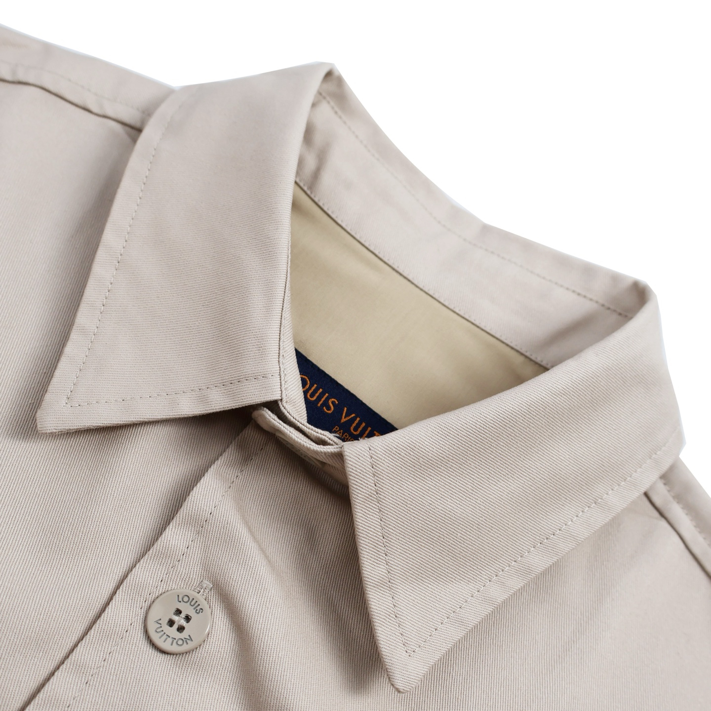 Apricot Denim Flocked Work Jacket