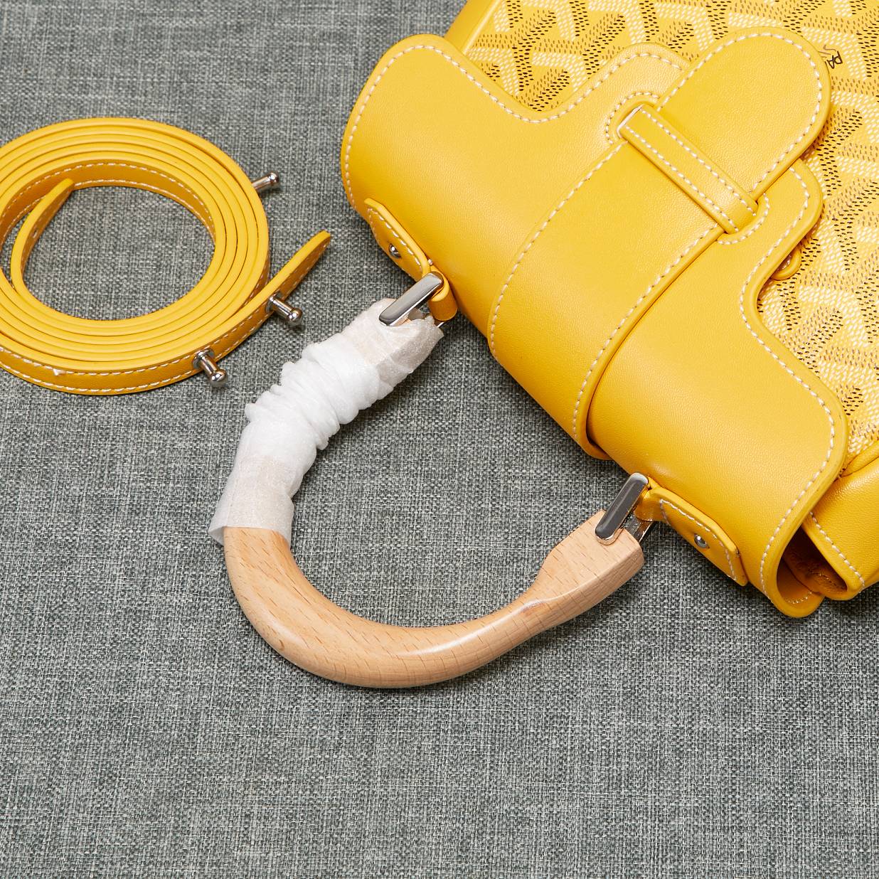 Mini Bag Yellow Canvas