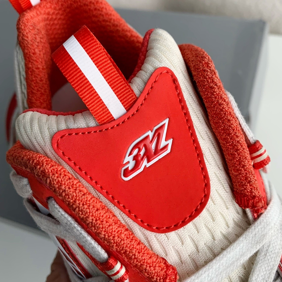 Men's 3xl Extreme Lace Sneaker in Red/beige