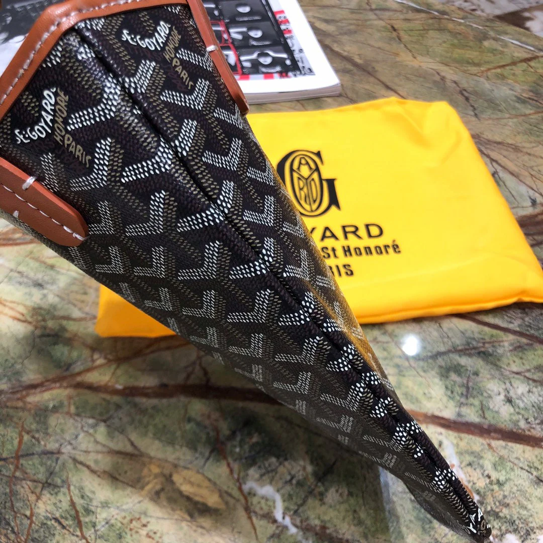 Shopping Bag 22cm Black And Tan