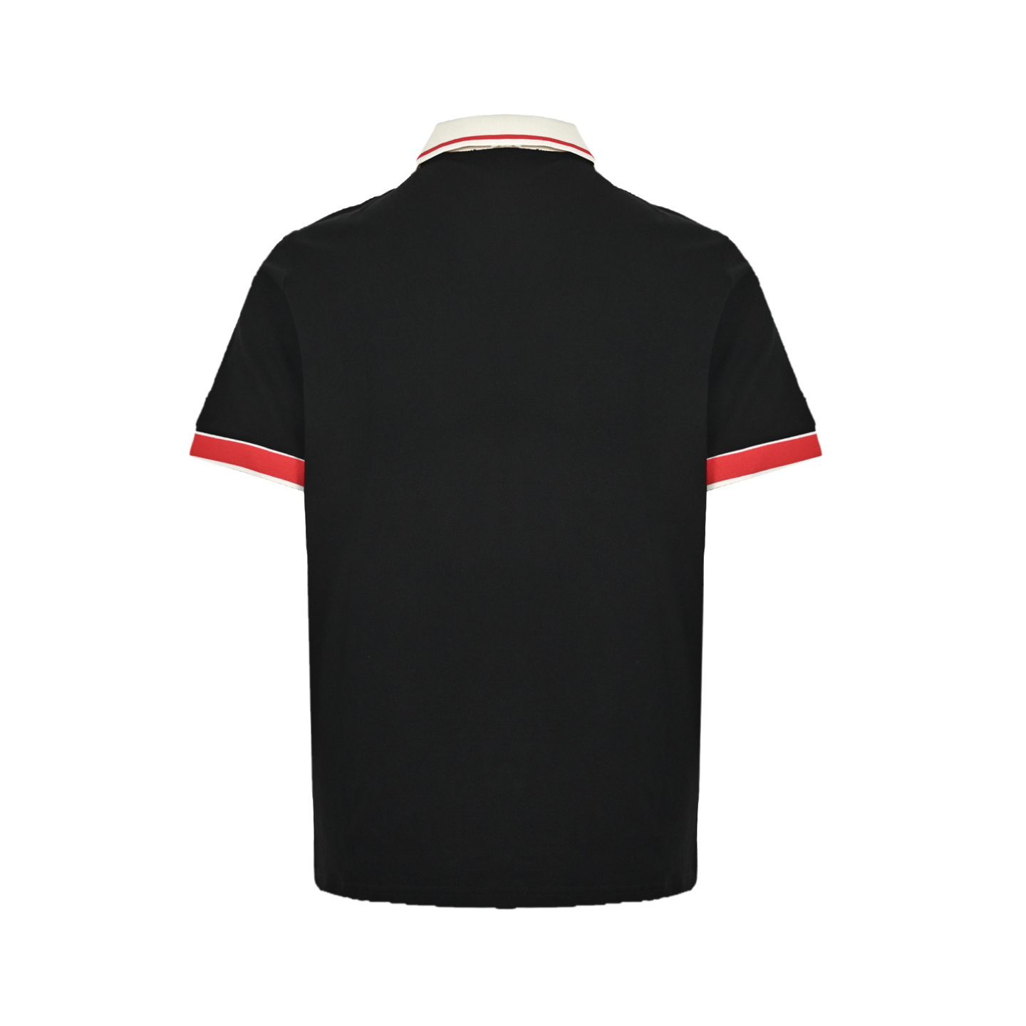 Polo shirt with sleeve and chest embroidery