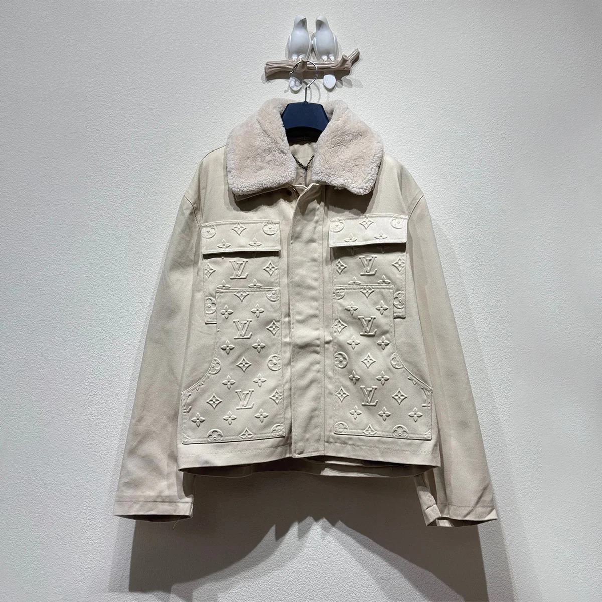 Carpenter Jacket With Embossed Letters