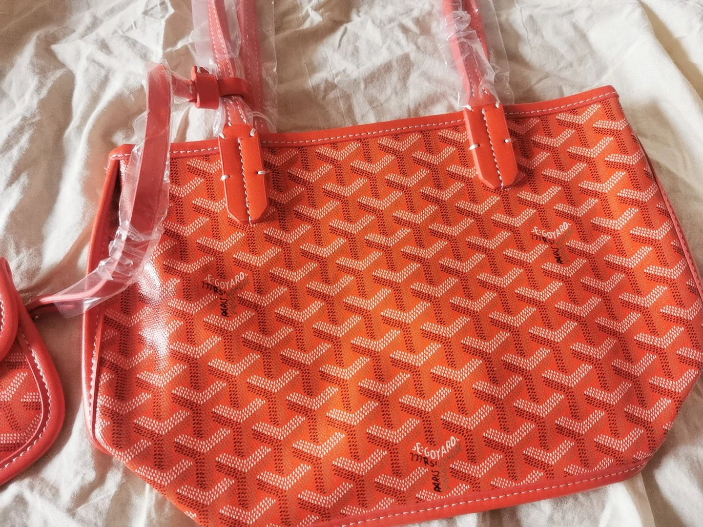 Mini 38CM Red Canvas Bag