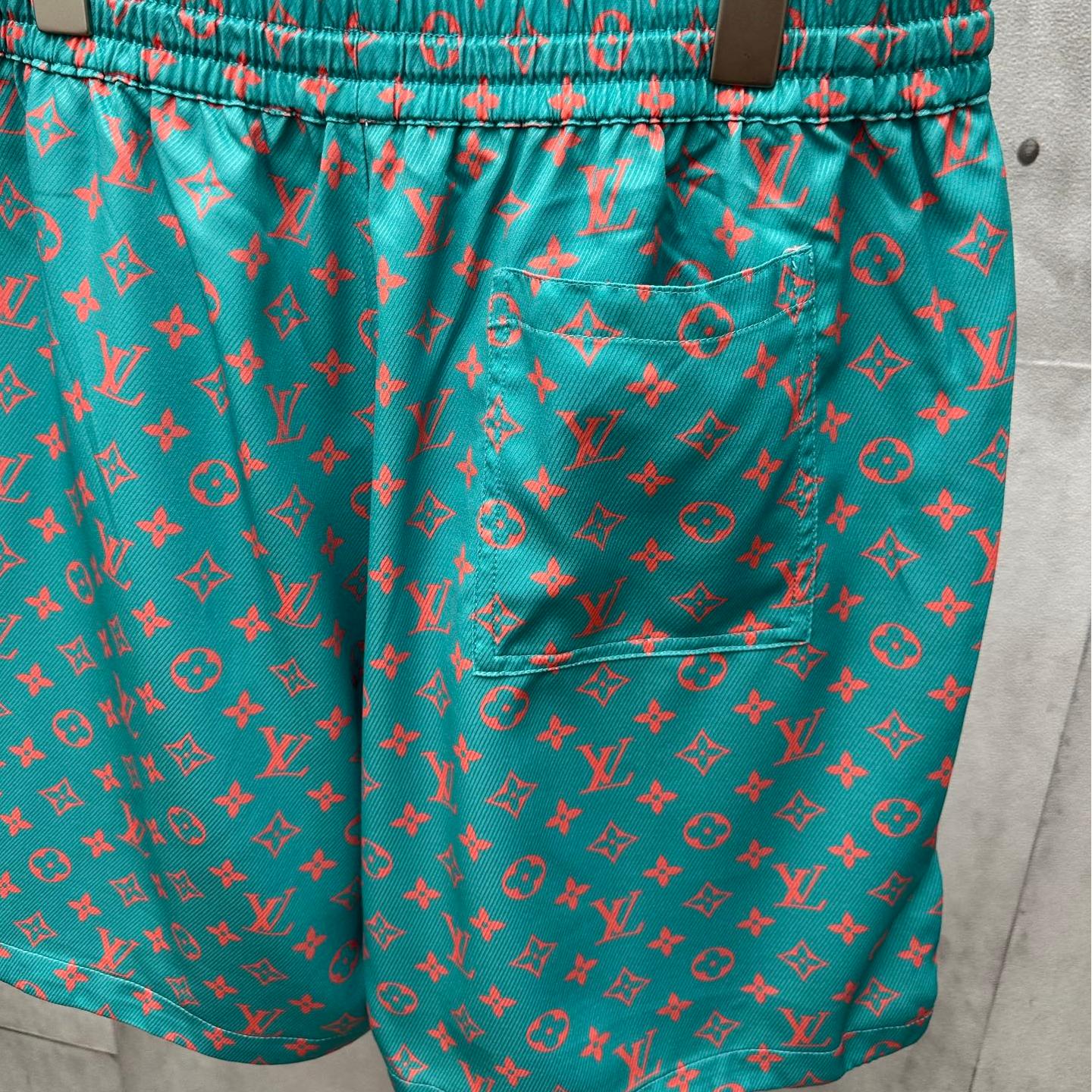 Silk Jacquard Casual Shorts