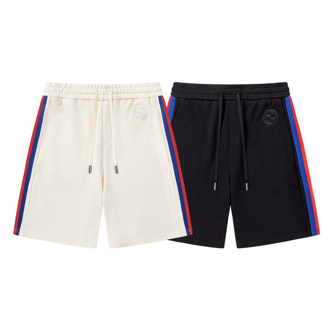 Red And Blue Ribbon Shorts