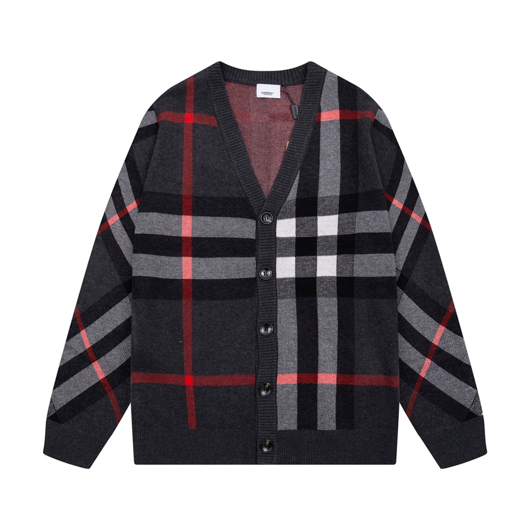 Color-Matching Plaid Sweater