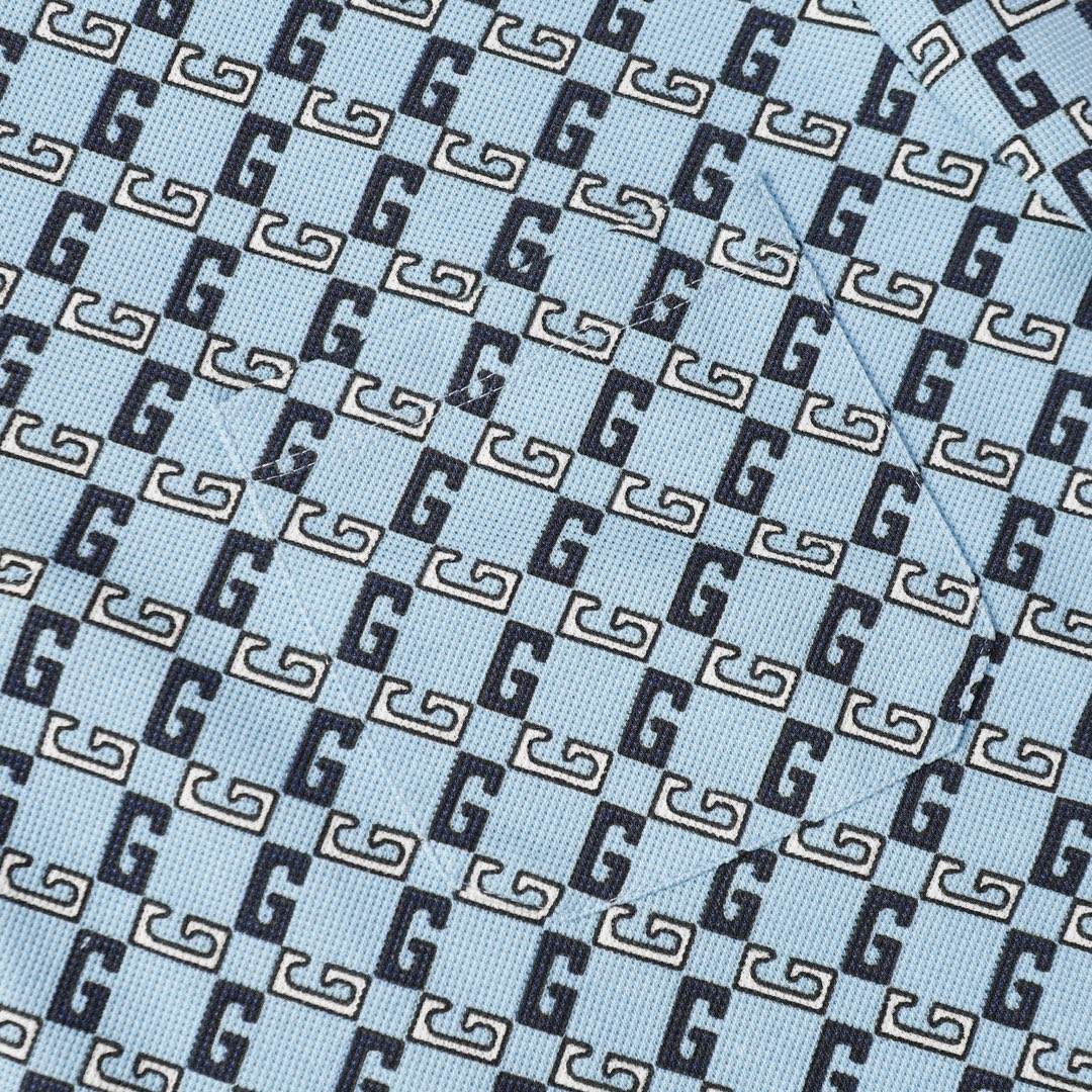 Piqué Fabric Printed Letter Polo