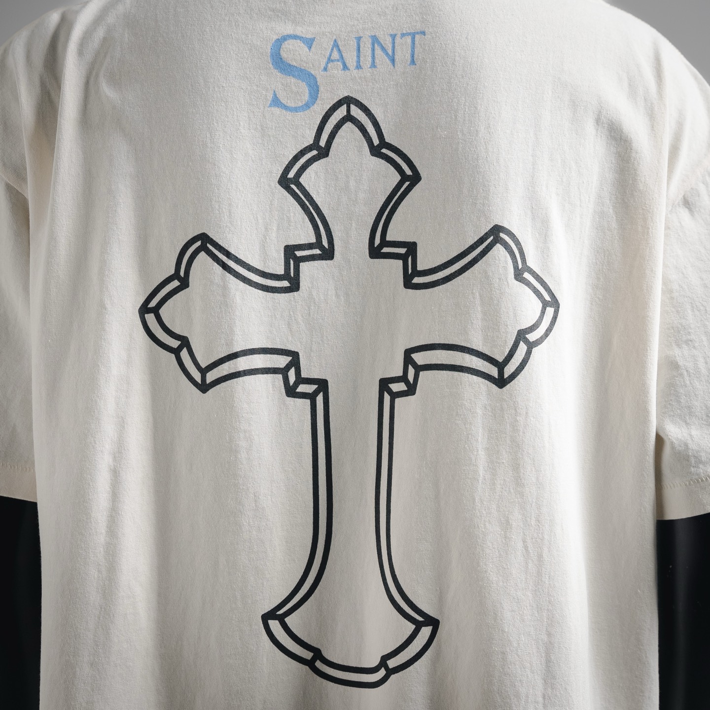 25SS 2PAC Cross Portrait Graphic T-Shirt