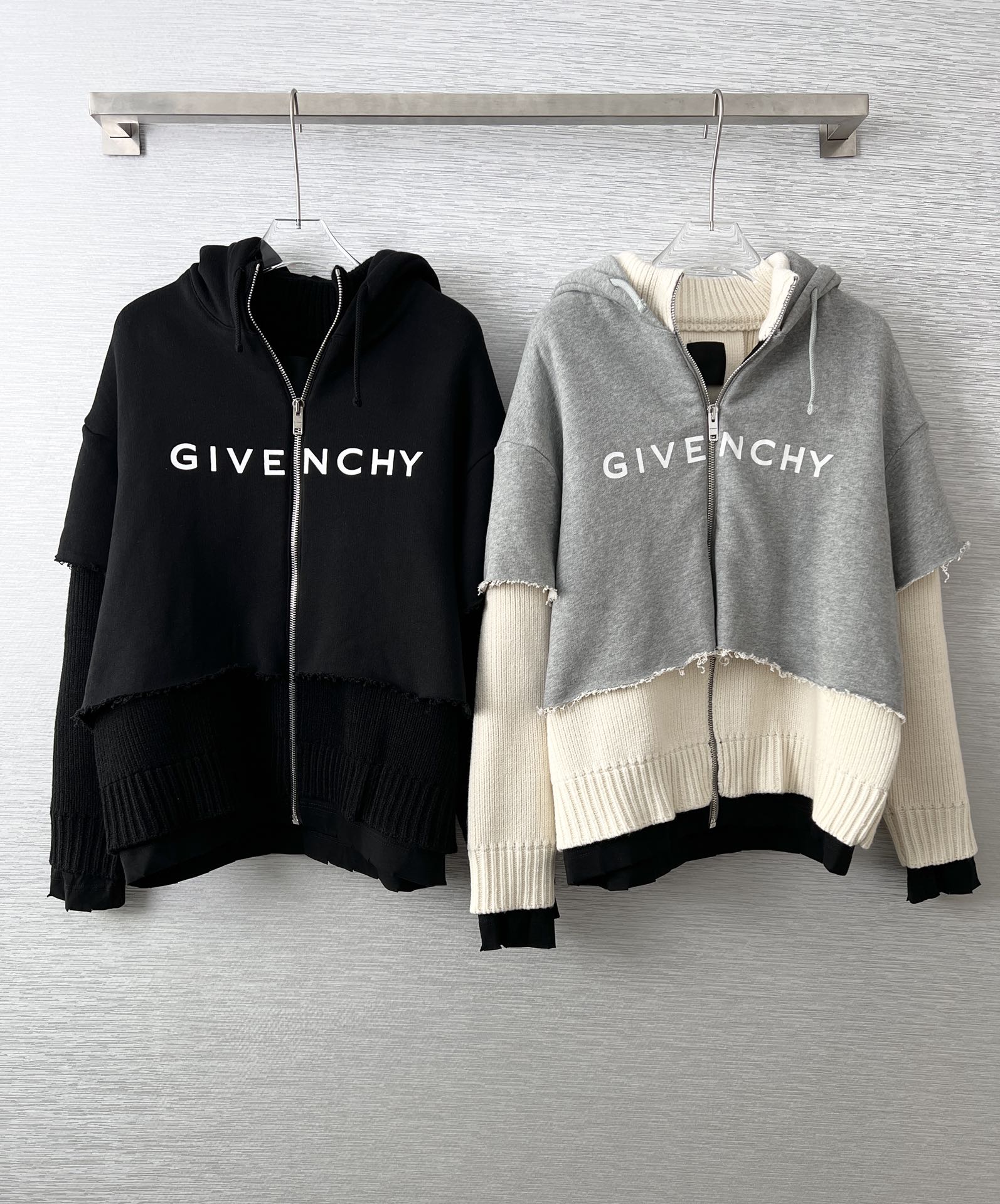 3-Layer Hooded Sweatshirt