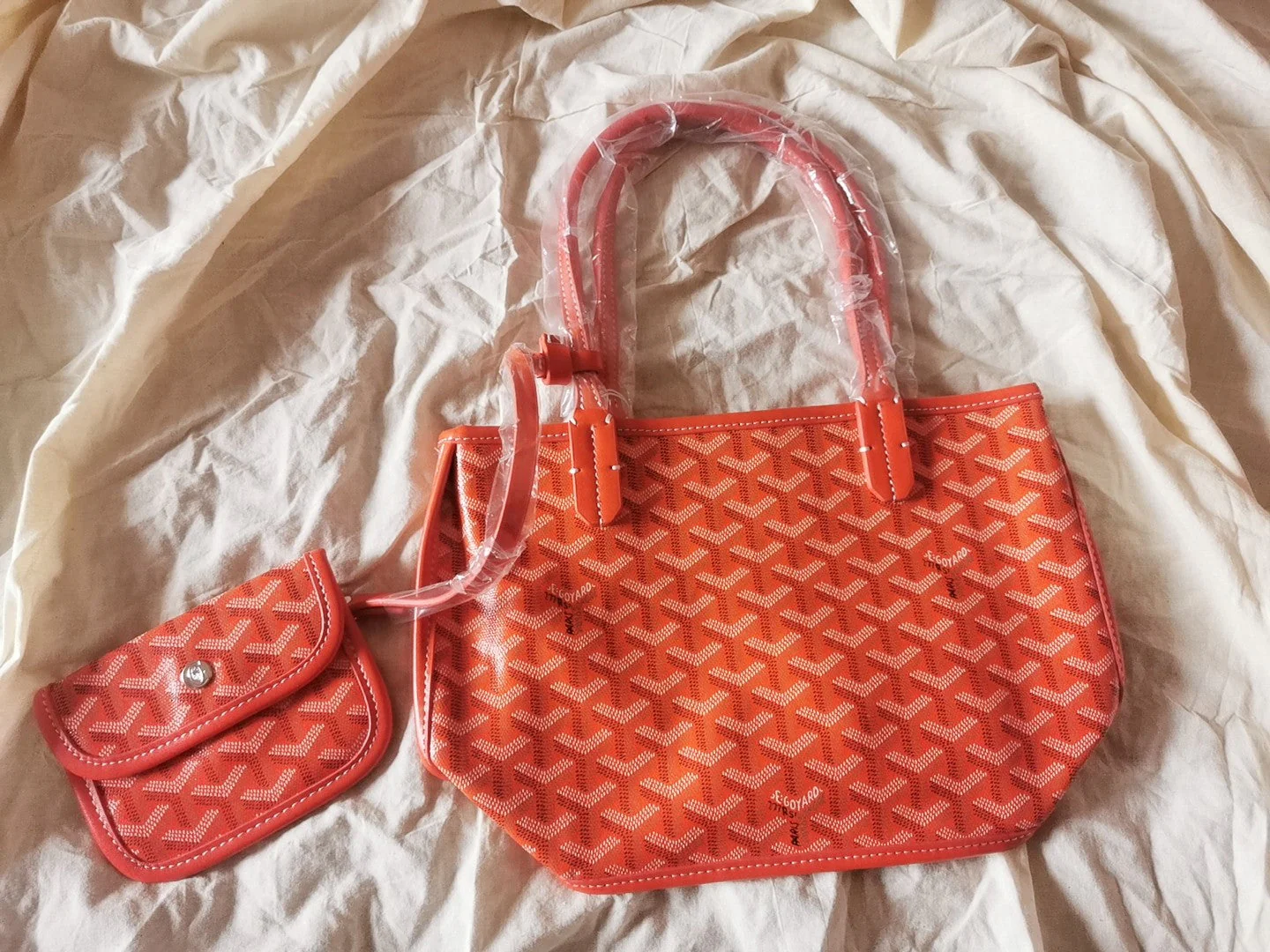 Mini 38CM Red Canvas Bag