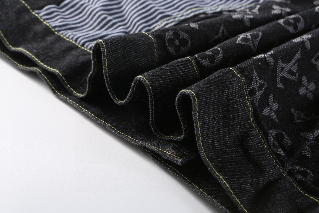 Classic Denim Patchwork Jacket