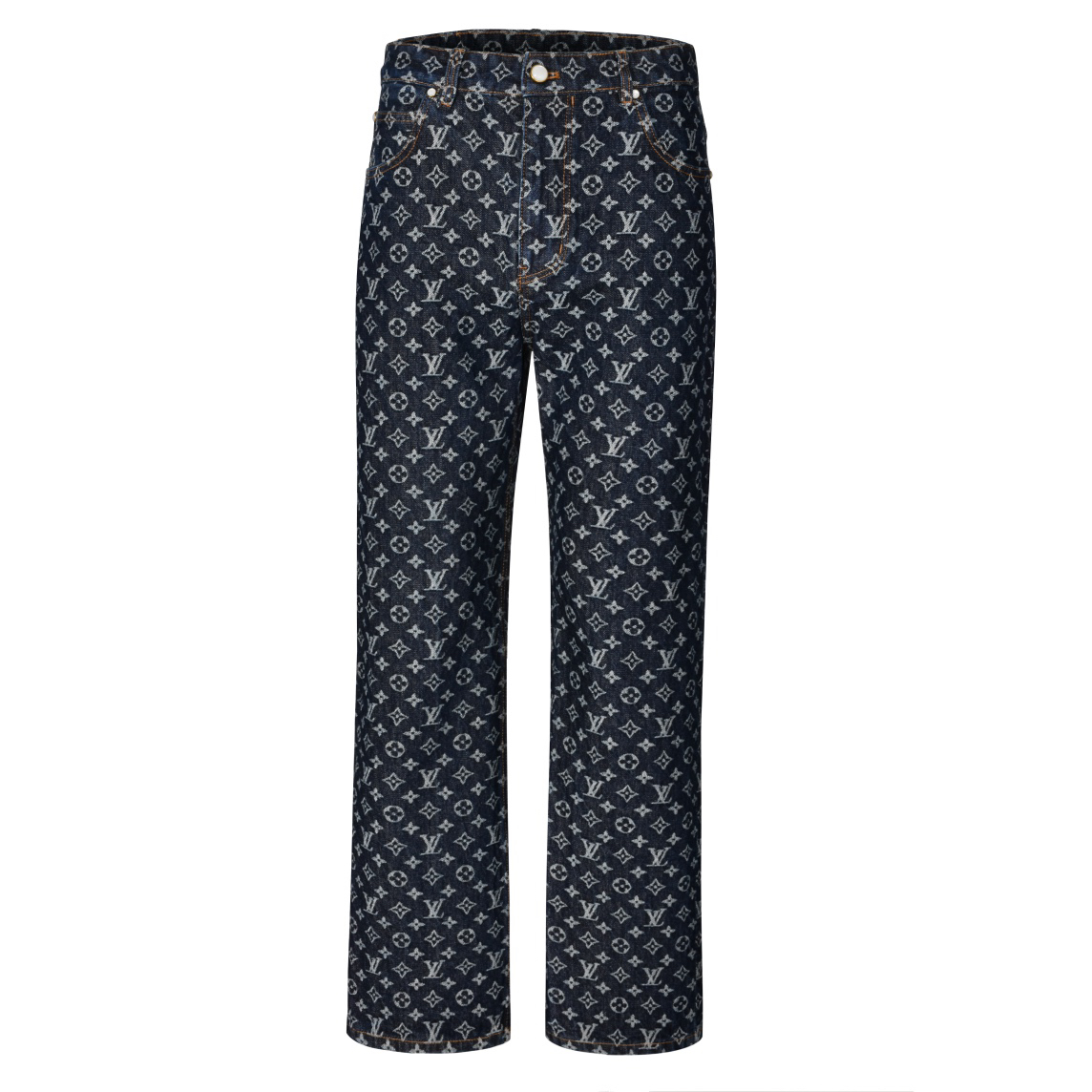 Western Cowboy Series Retro Full Print Jeans