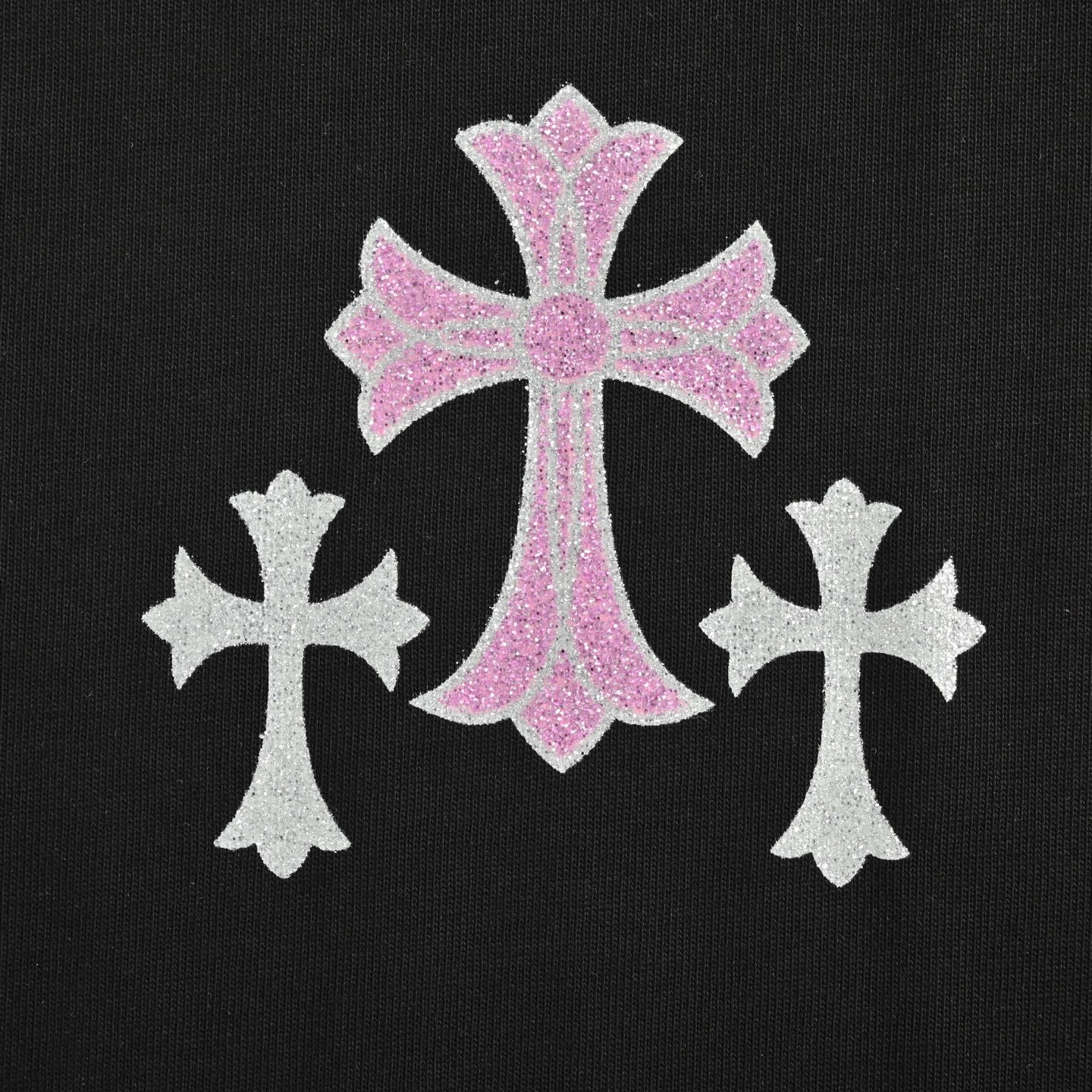 25ss glitter print short sleeve T-shirt