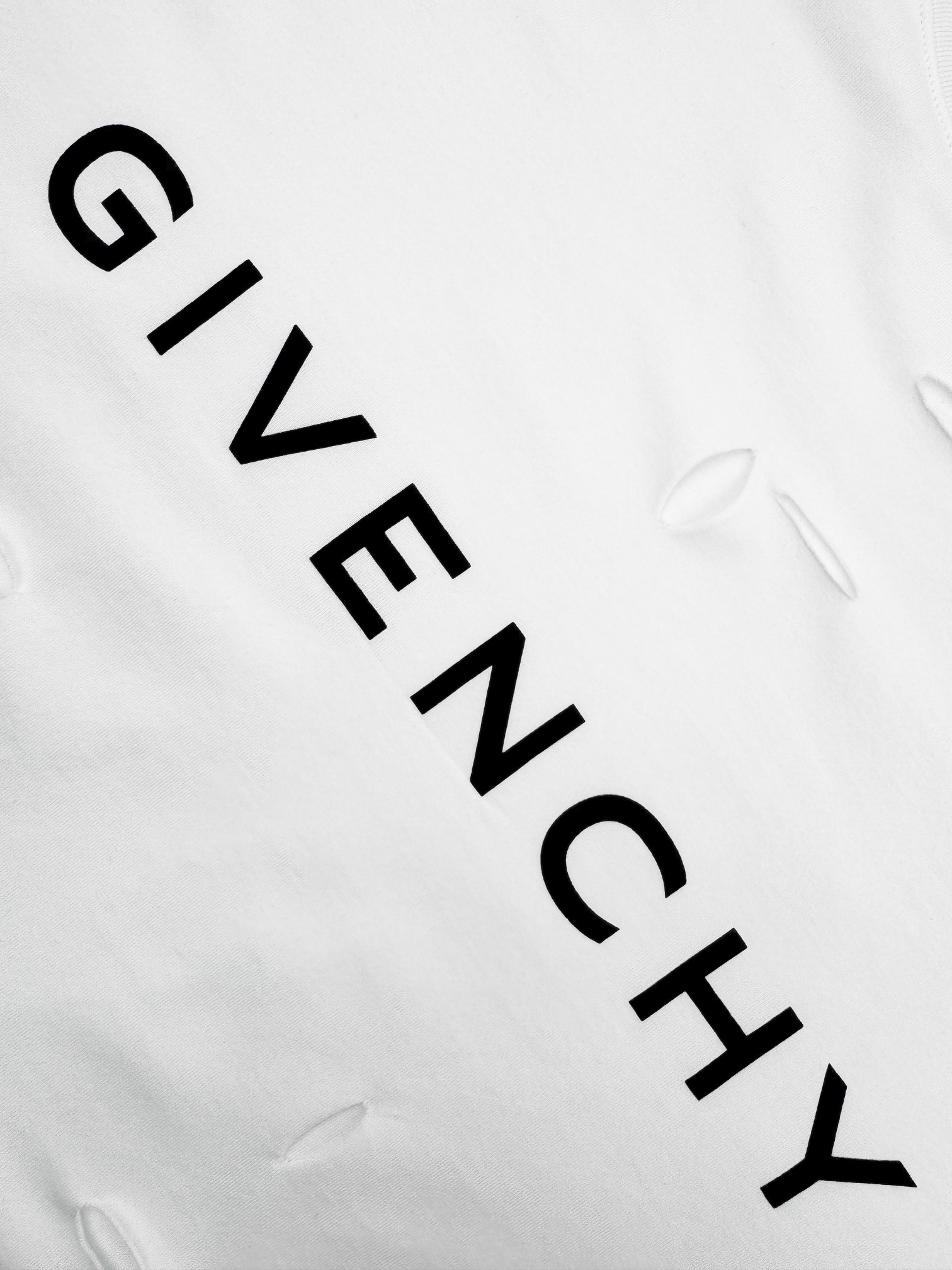 Ripped Double Layer Short Sleeve T-shirt