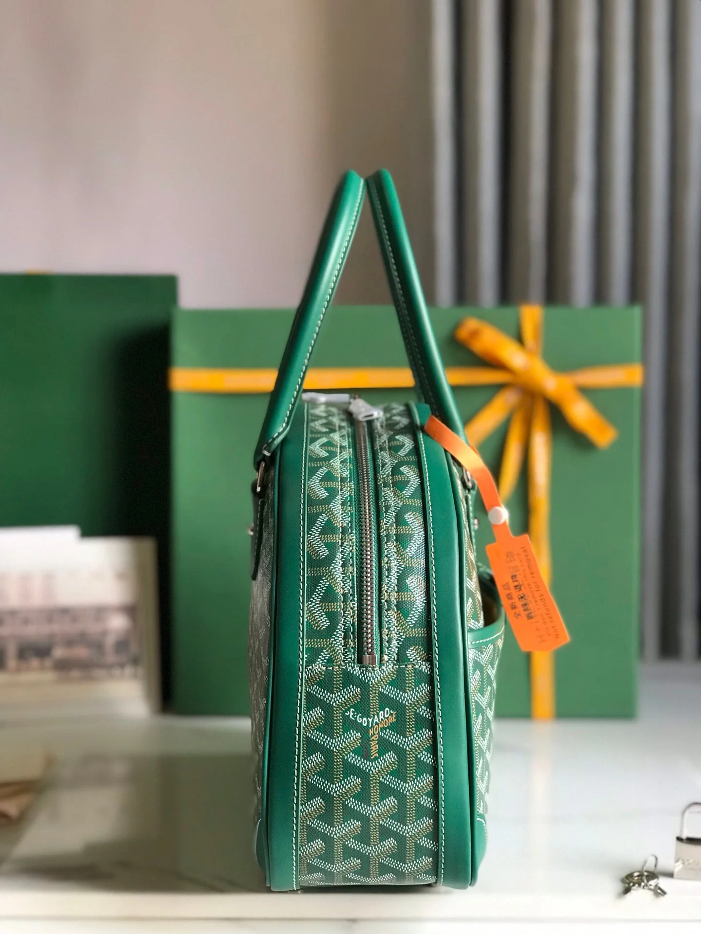 Green Calfskin Handbag