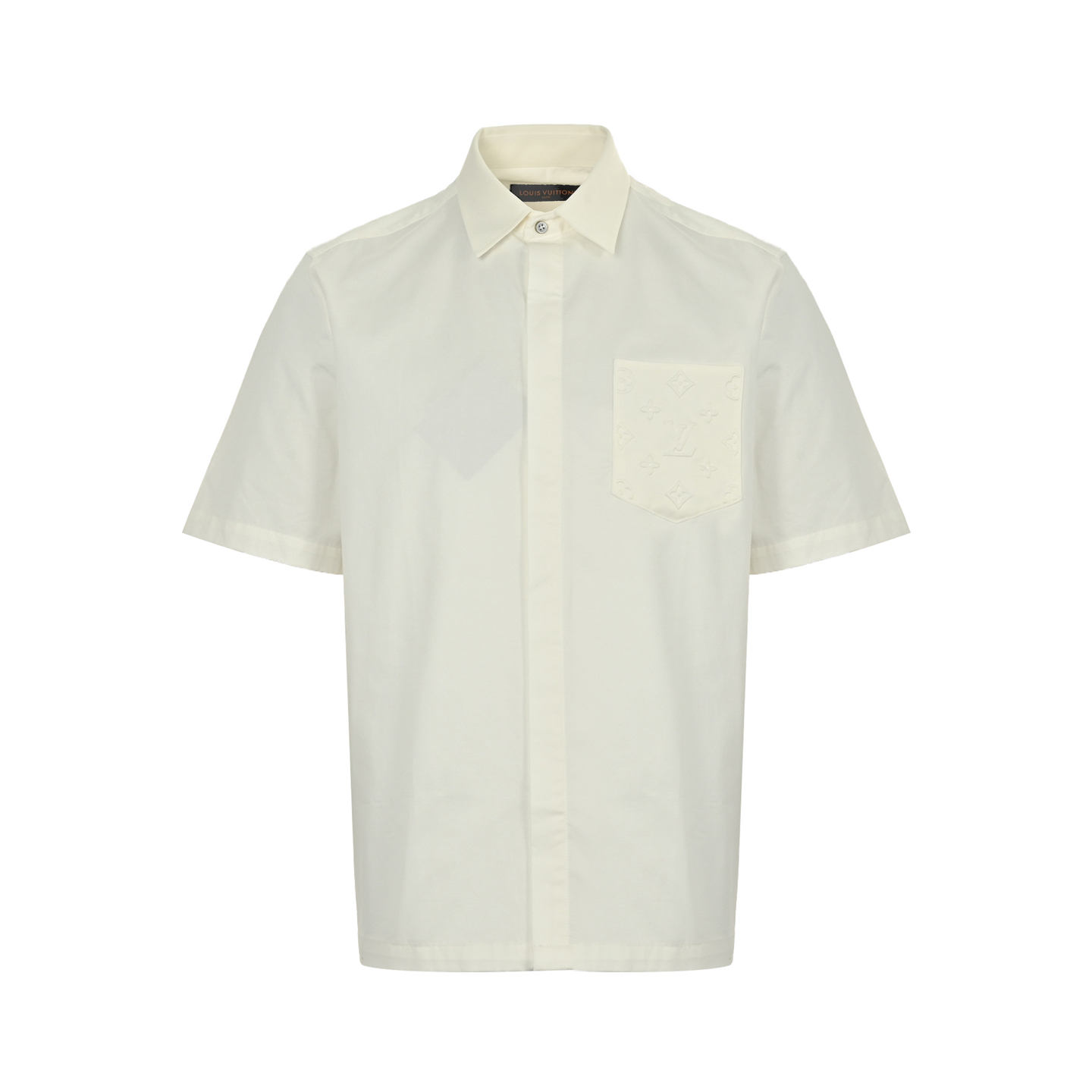 Pocket monogram embossed short-sleeved shirt