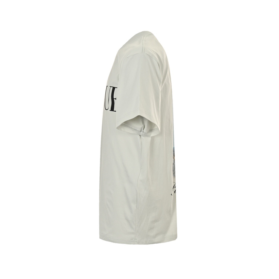 Lighthouse print short-sleeved T-shirt