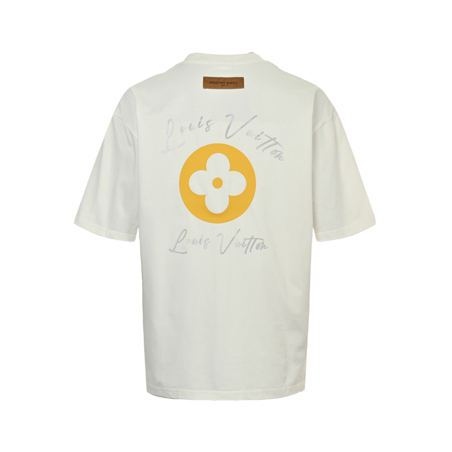 25ss Yellow Cross Short Sleeve T-Shirt