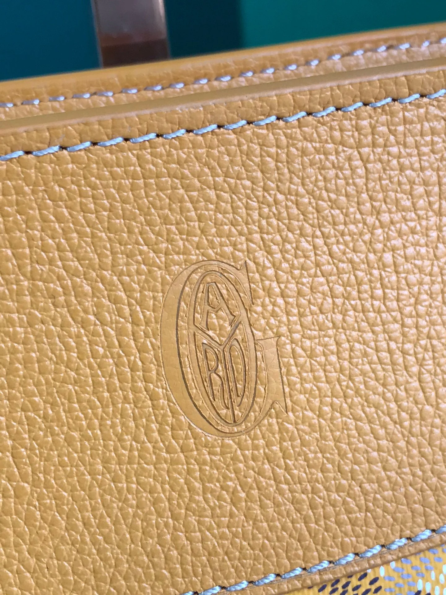 25 In Yellow Lambskin And Canvas