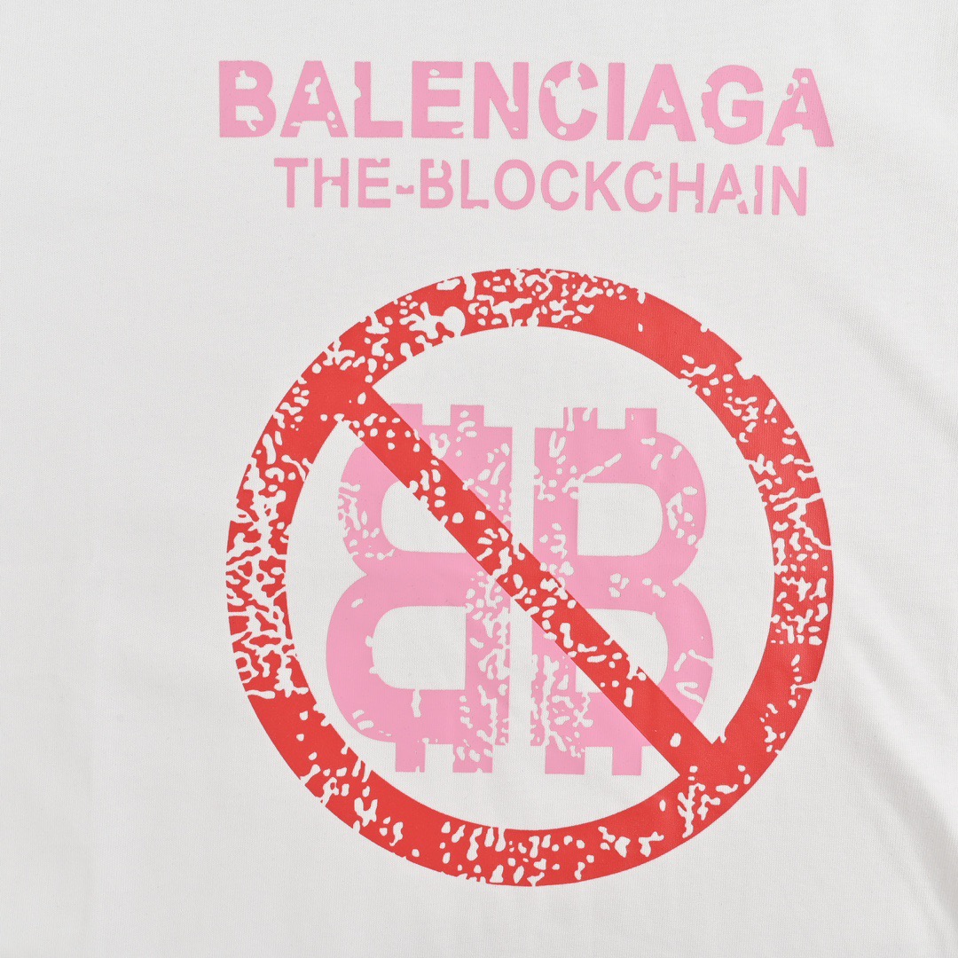 Double B No Passing Print Short Sleeve T-shirt