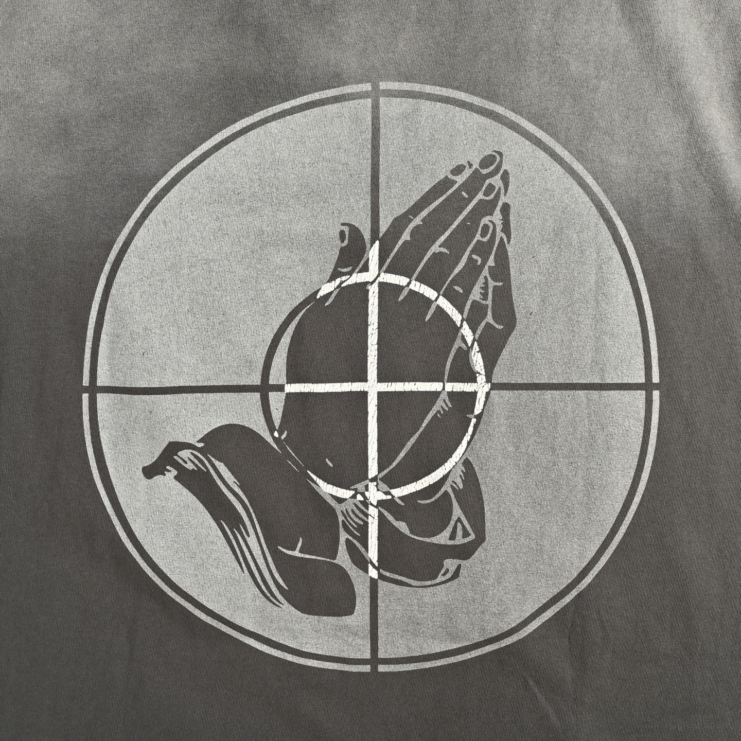 25ss Prayer Heart Print Short Sleeve T-Shirt