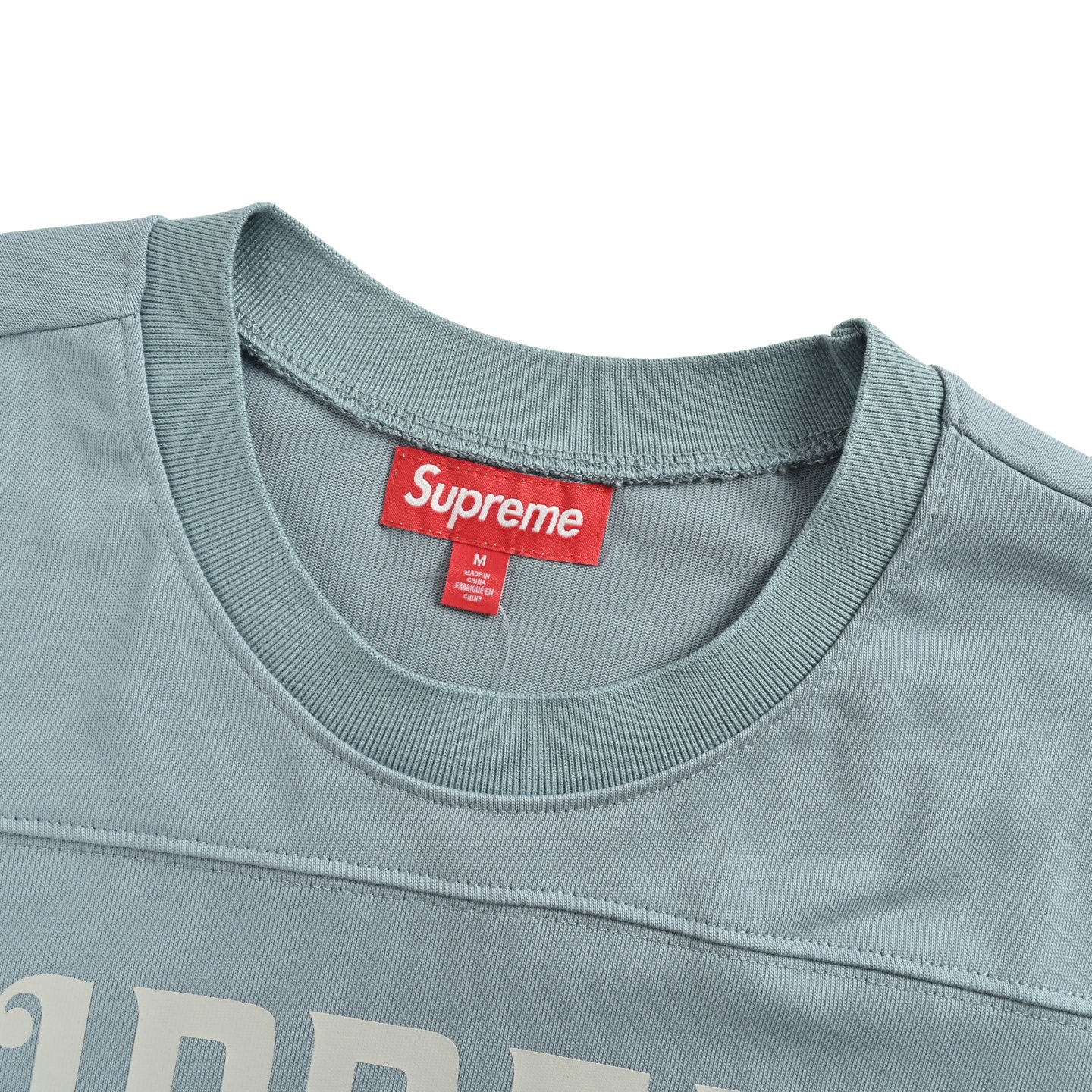 American No.8 Sanskrit Font Print Long Sleeve T-Shirt