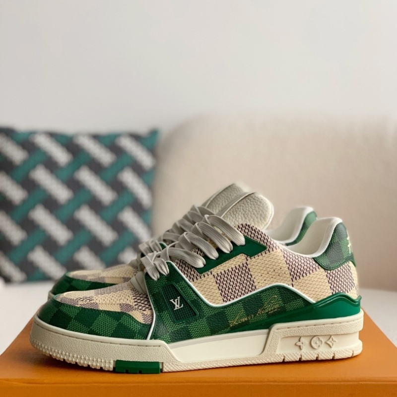 Cotton fabric low-top sneakers