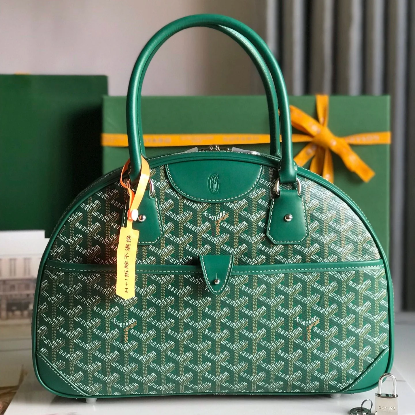 Green Calfskin Handbag