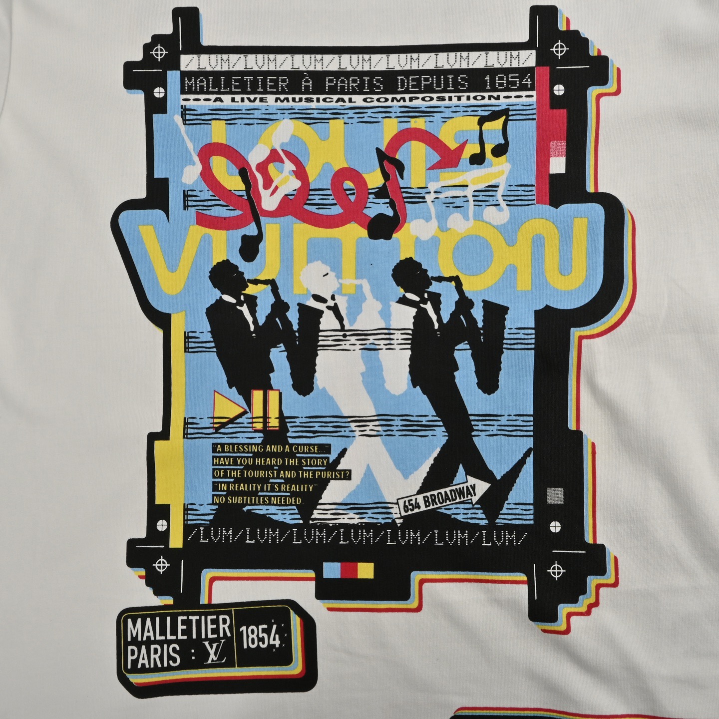 Trumpet Hand Print T-shirt