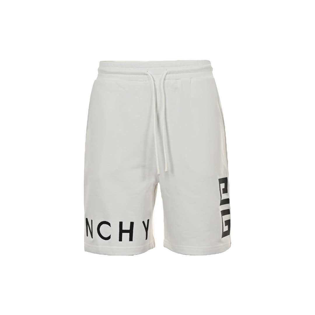 4G laminated print shorts
