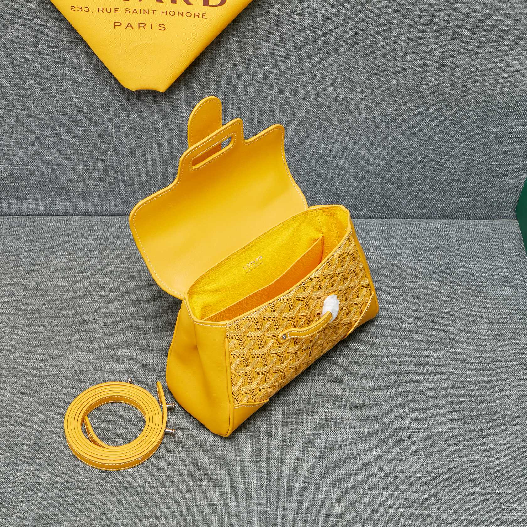 Mini Bag Yellow Canvas