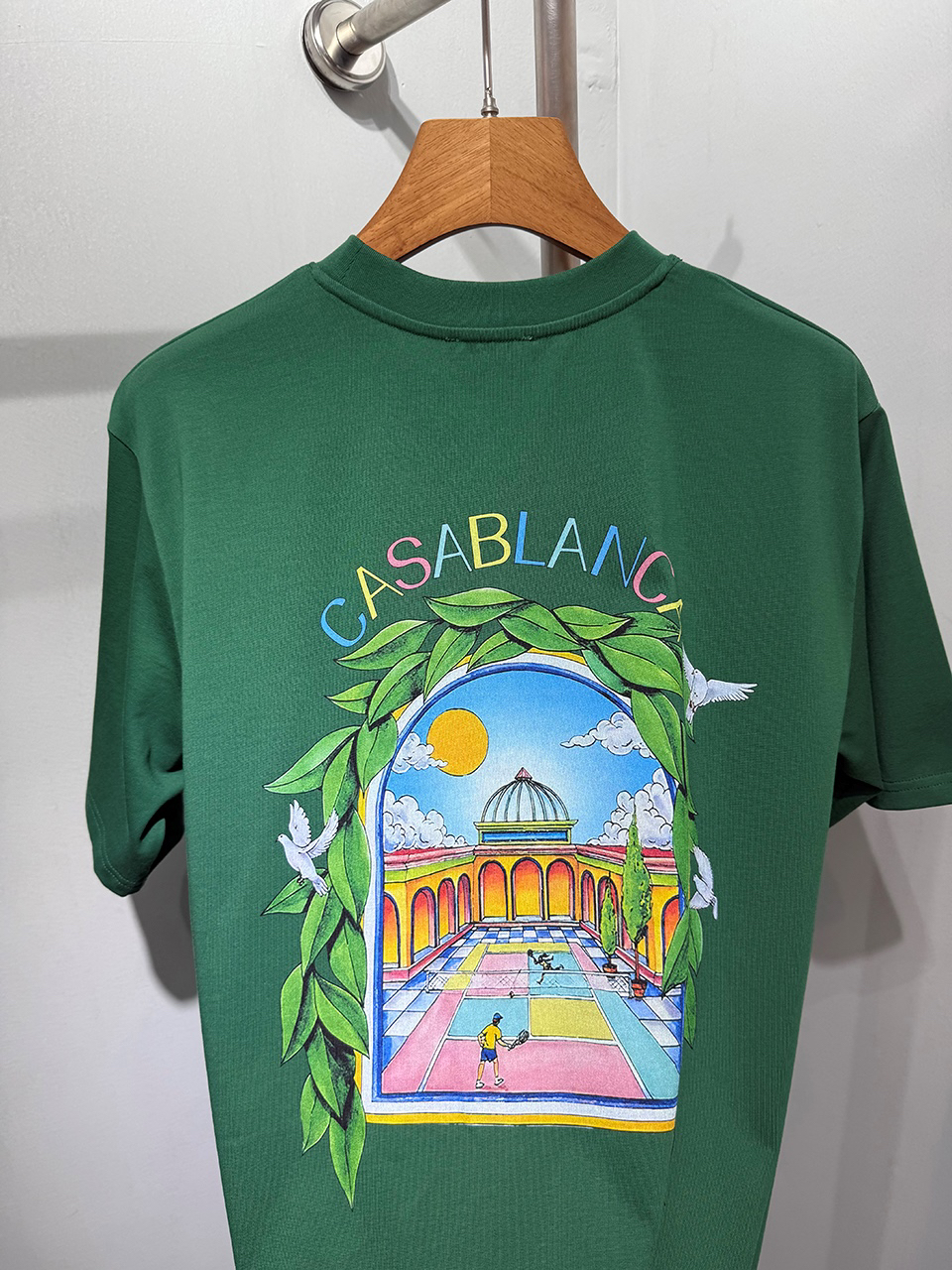 Casablanca Digital printed round neck T-shirt