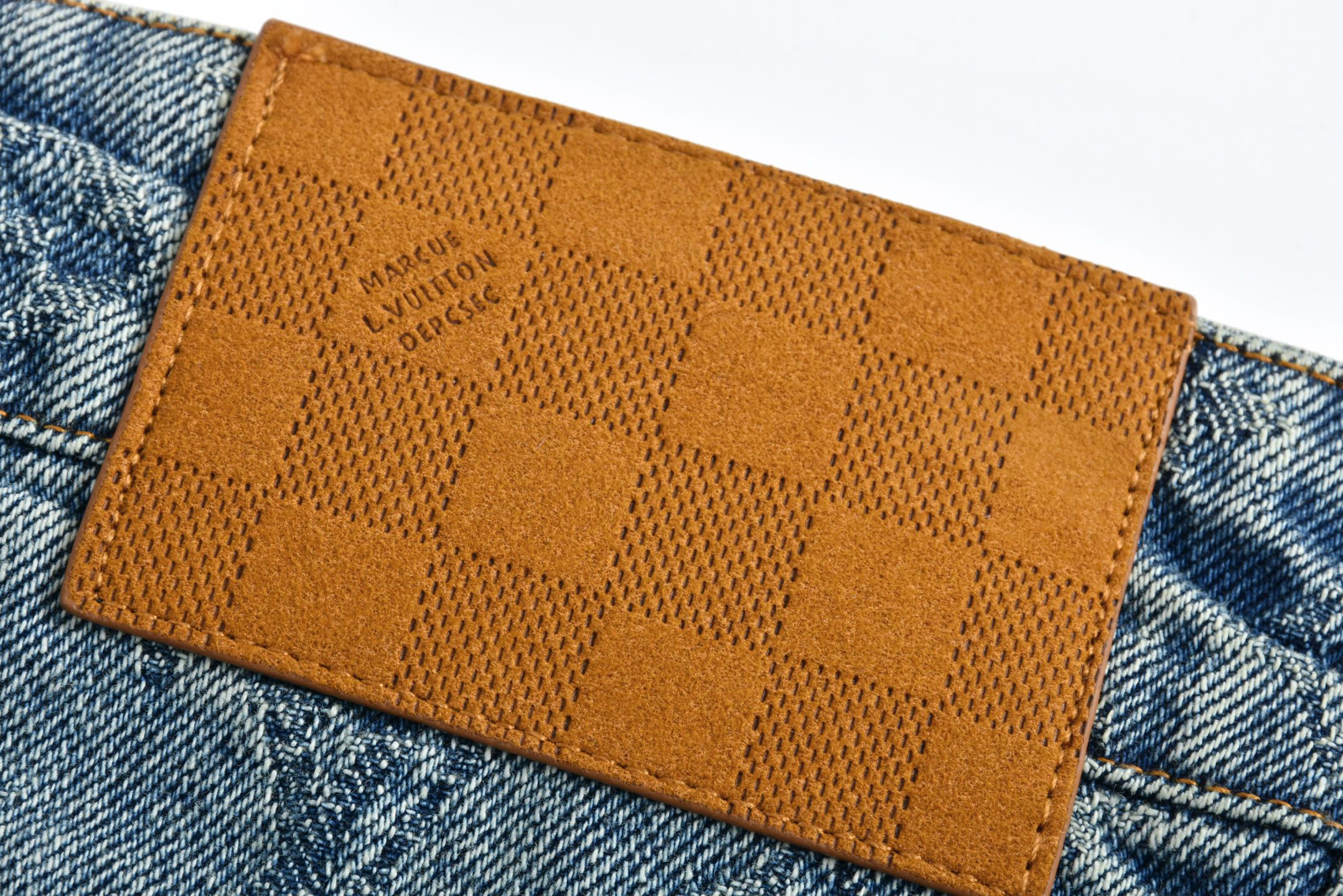 New Jacquard Denim Trousers