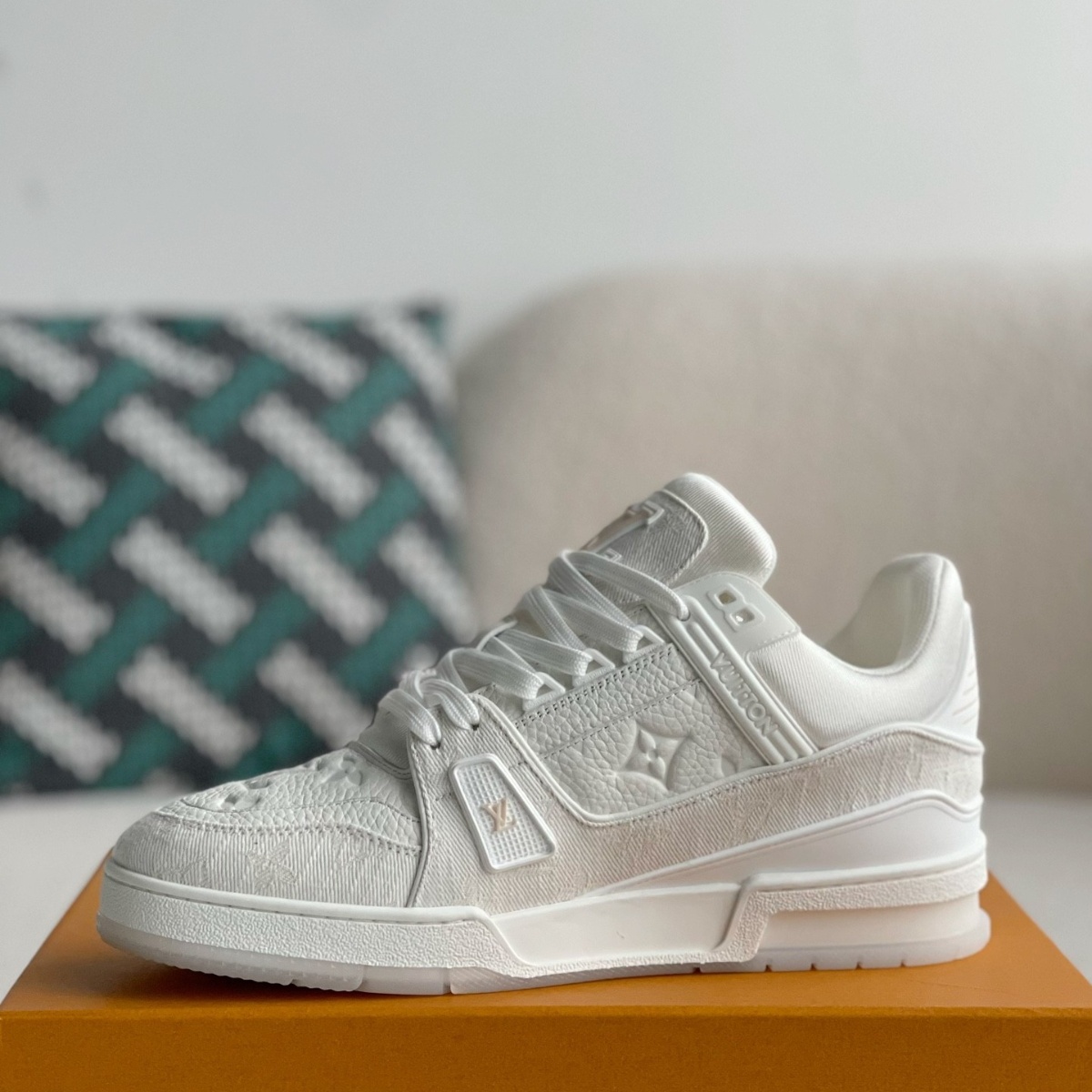 Luxury Leather Platform Sneakers