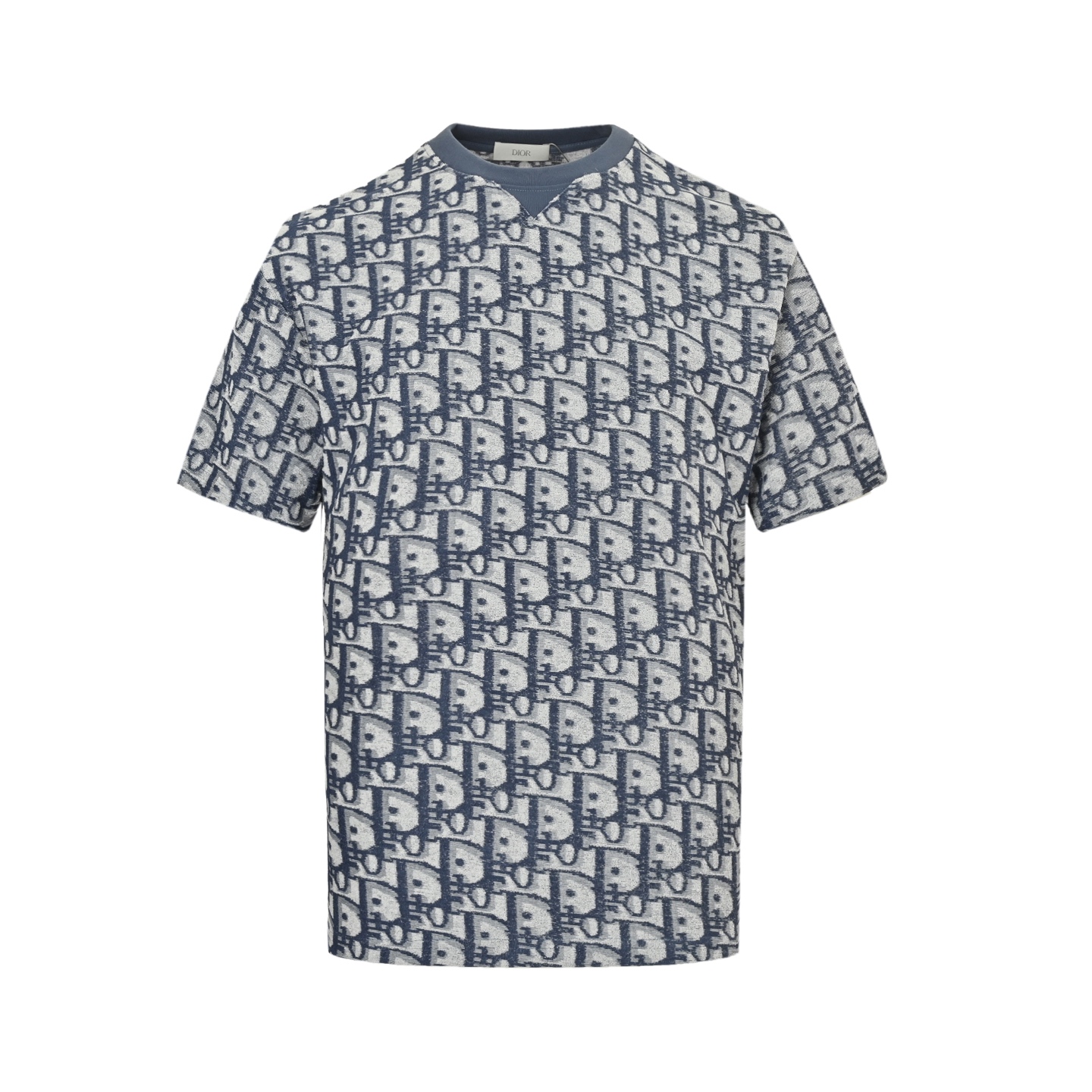 Knitted Jacquard Graphic T-shirt
