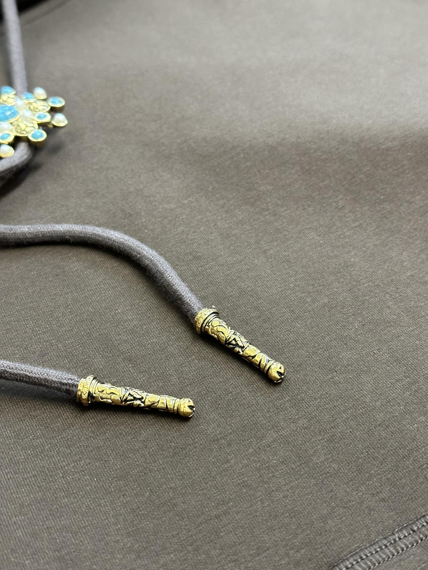 Sunflower Hardware Detail Hooded Sweatshirt