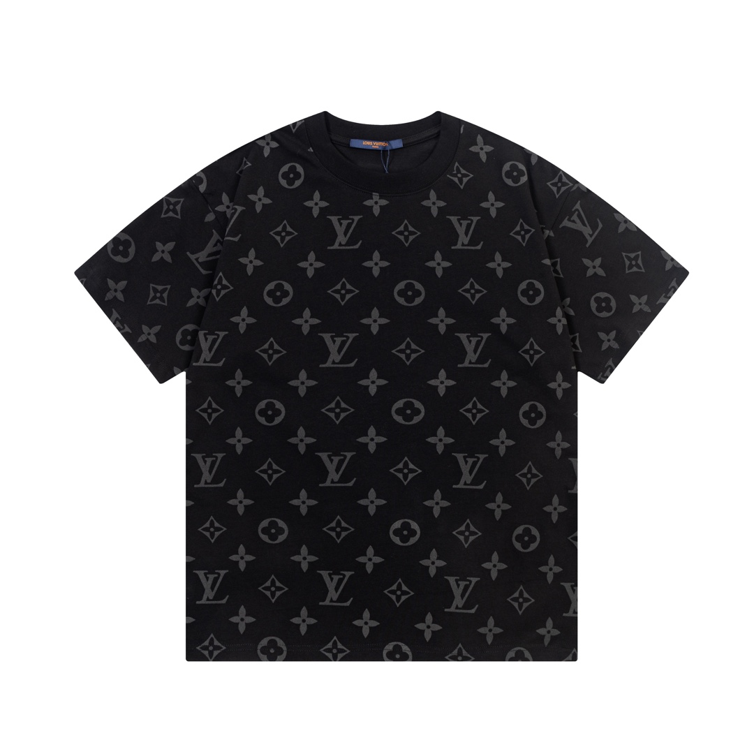Foam Embossed all-over Printed T-shirt