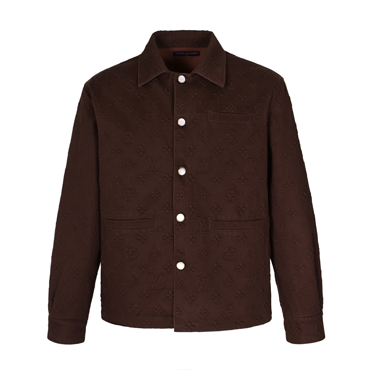 All over printed embossed jacket