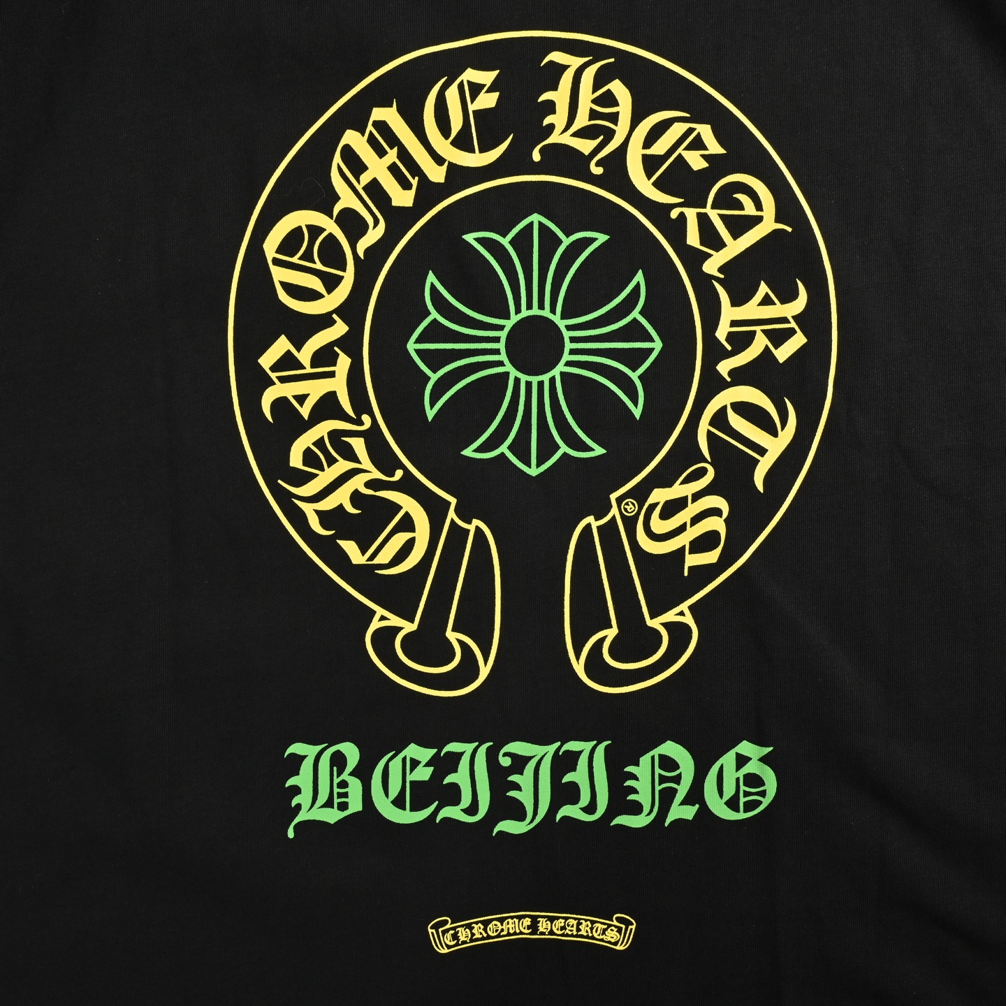 Cross print short-sleeved T-shirt