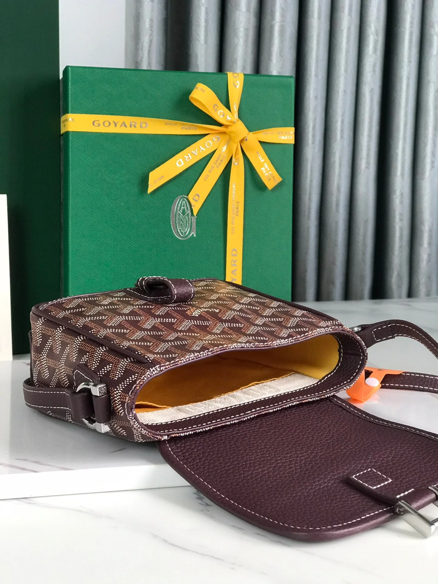 Wine Red legant Canvas and Lambskin