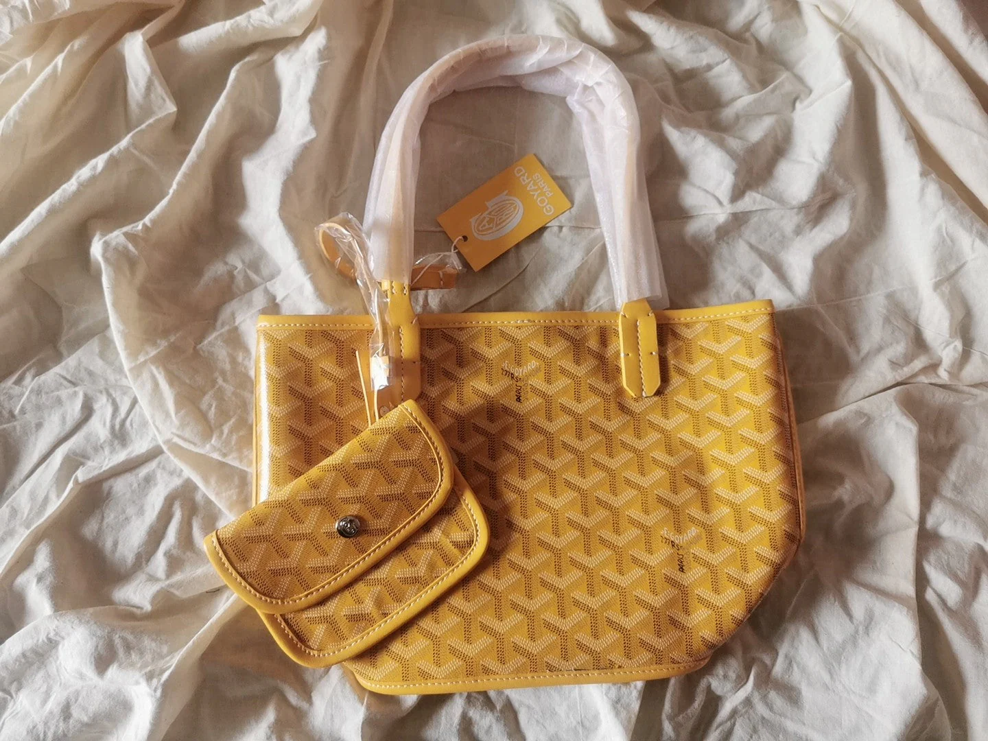 Mini 38CM Yellow Canvas Bag