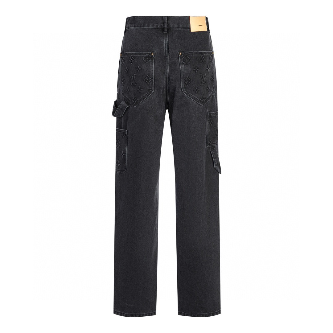 Carpenter Pants With Embossed Letters