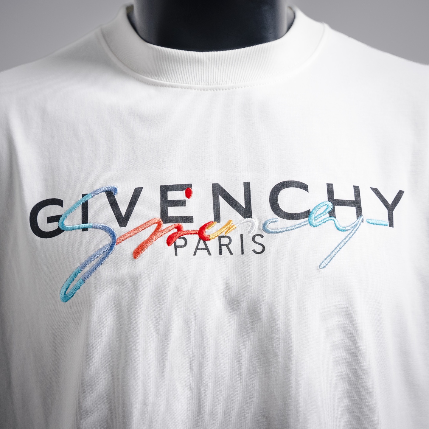 GVC Cursive 3D Embroidery Short Sleeve T-Shirt