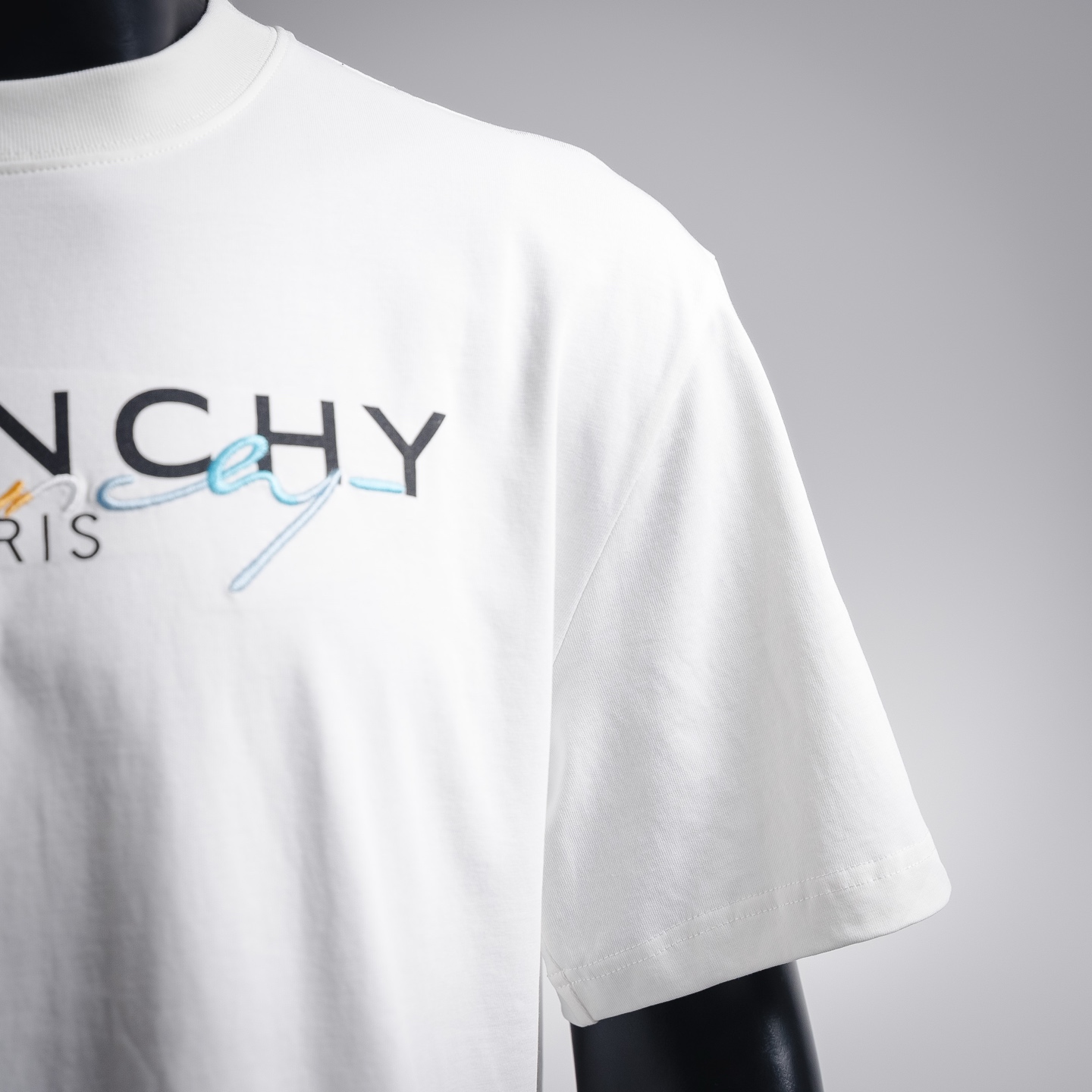 GVC Cursive 3D Embroidery Short Sleeve T-Shirt