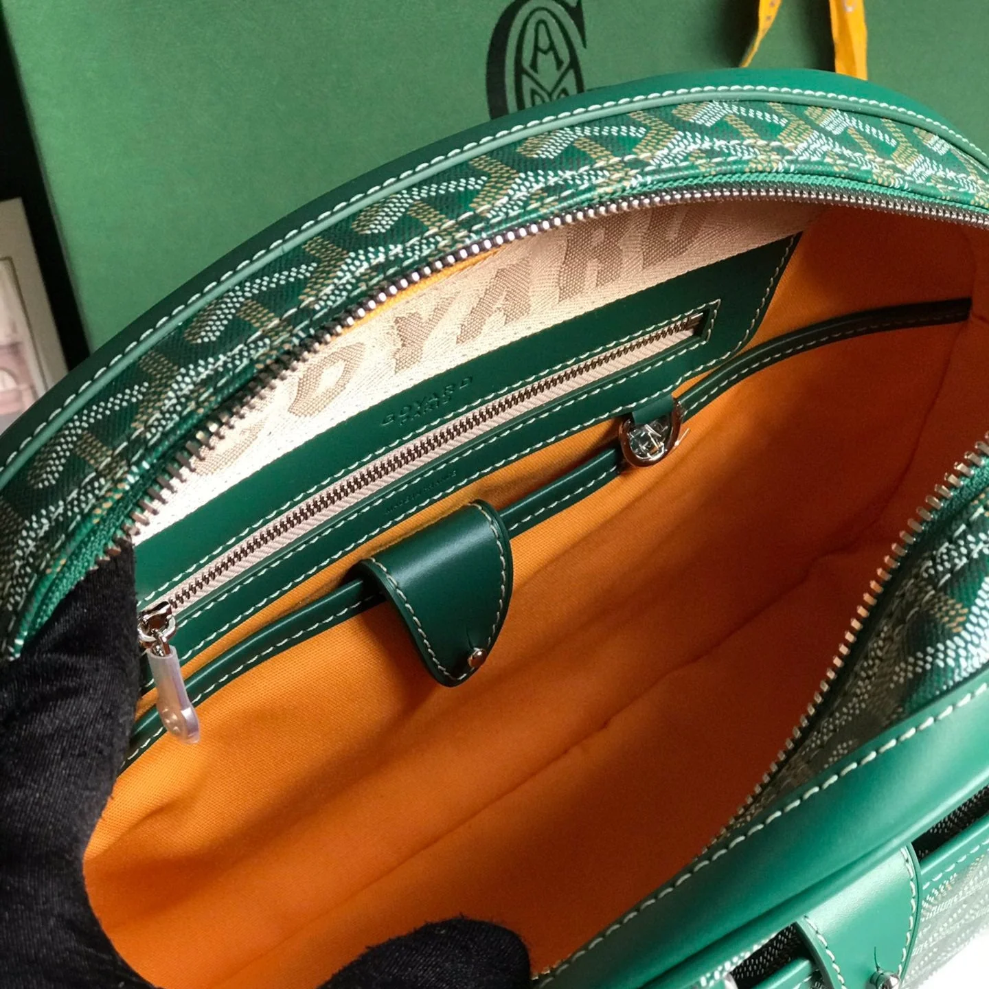Green Calfskin Handbag